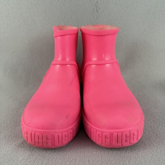 UGG Drizlita Boots Womens Size 5 Waterproof Rain Rubber Fur Lined 1130361K Shoes - Picture 8 of 9